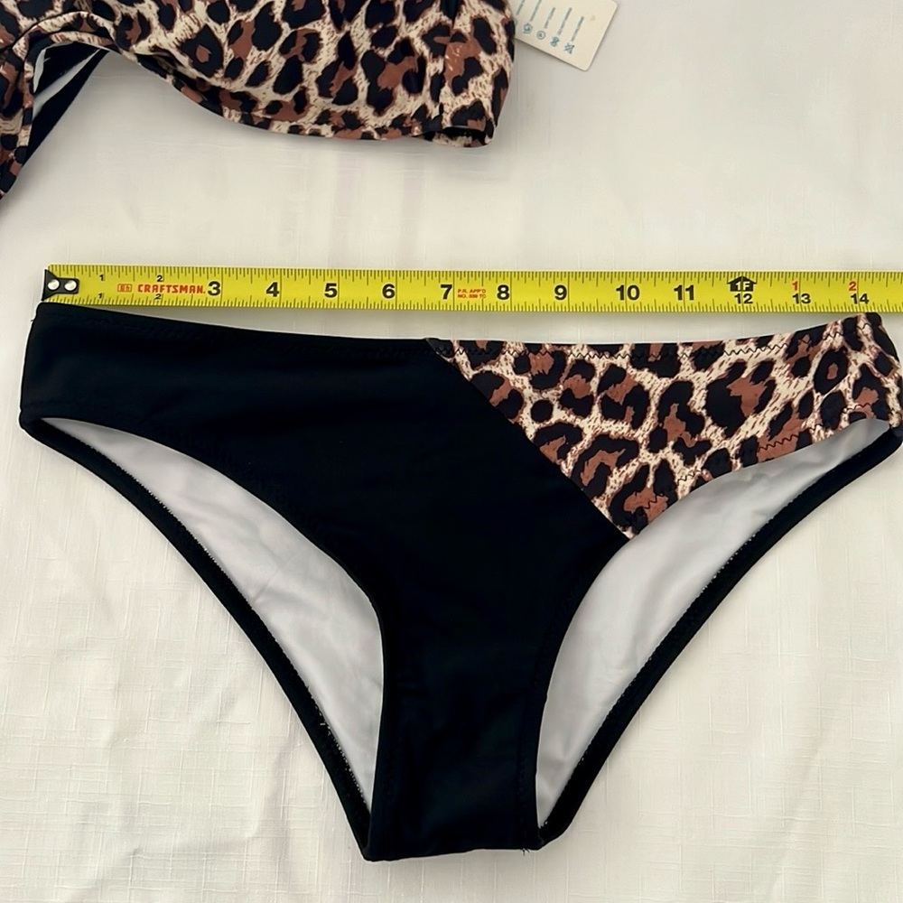 New / Beachsissi / Black & Leopard Bikini - Picture 6 of 12